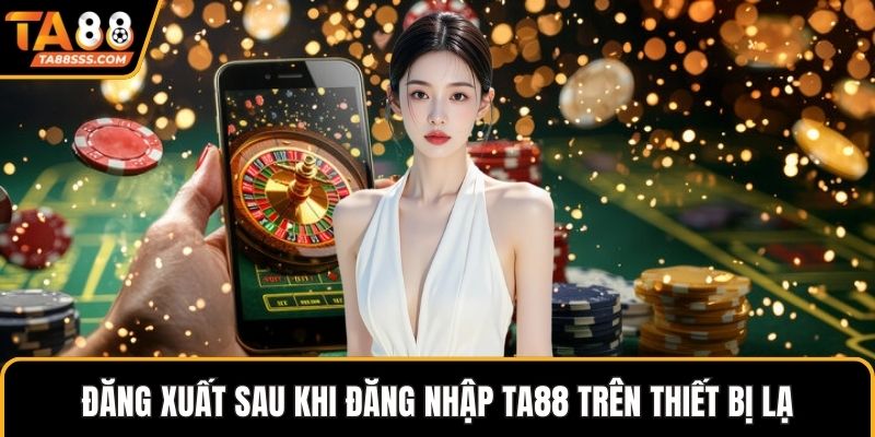 Đăng xuất sau khi đăng nhập TA88 trên thiết bị lạ